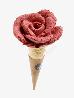 花朵冰淇淋素材