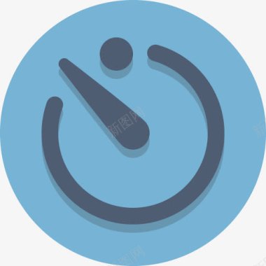 时钟时间定时器圆形图标图标