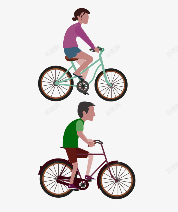 骑自行车的孩子psd免抠素材_新图网 https://ixintu.com PNG PNG图片 人物 孩子 手绘 自行车 骑自行车