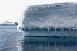 南极冰川景区素材