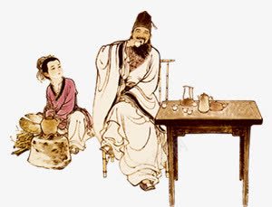 中国画古代png免抠素材_新图网 https://ixintu.com 中国画 人物 古代 水墨画