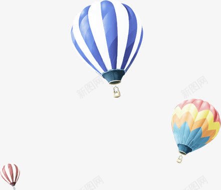 漂浮空中热气球png免抠素材_新图网 https://ixintu.com 漂浮 热气球 空中