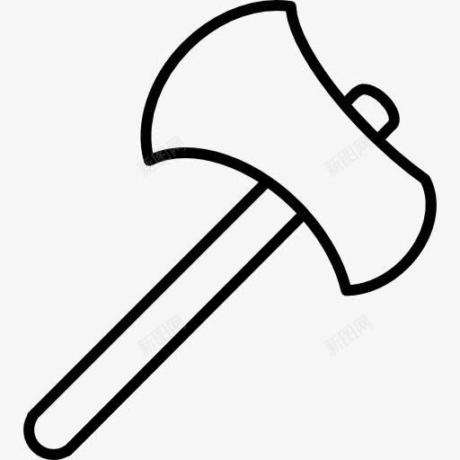 斧头工具概述图标png_新图网 https://ixintu.com 工具和器具 斧头 斧头工具 斧头的轮廓 木斧 木斧的轮廓