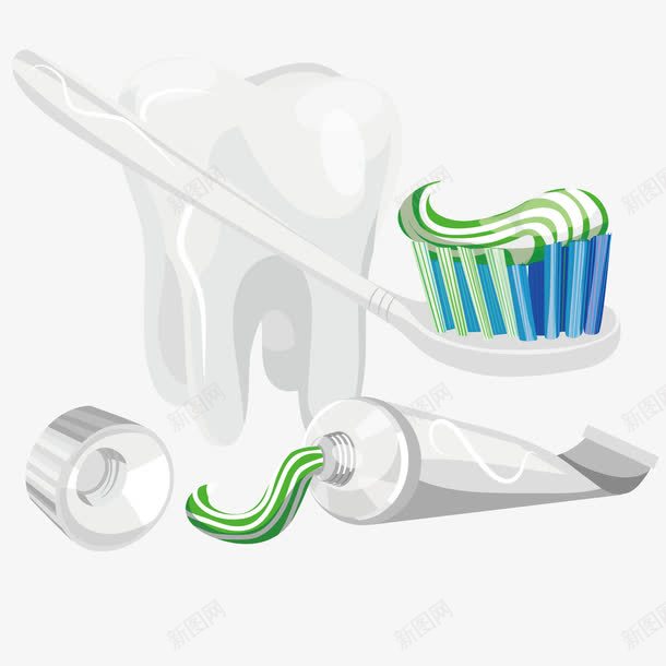 清洁牙齿海报矢量图ai免抠素材_新图网 https://ixintu.com 海报 清洁 牙齿 牙齿海报 矢量图