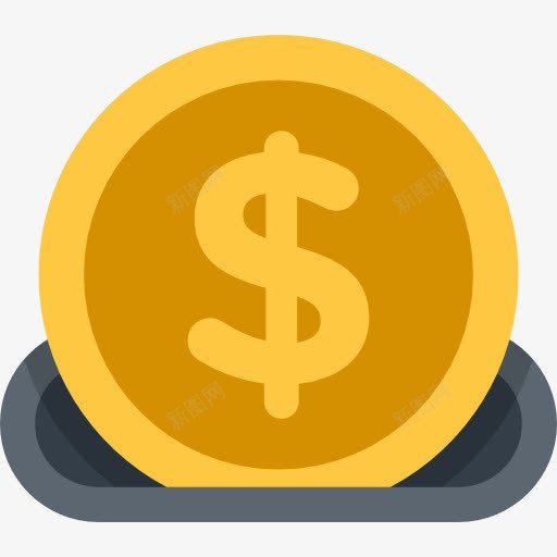 投资图标png_新图网 https://ixintu.com 业务和财务 投资 生意 硬币 美元硬币 财务 钱