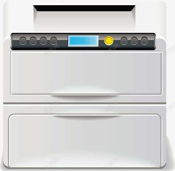 大型打印复印一体机png免抠素材_新图网 https://ixintu.com 办公器材 电器 素材