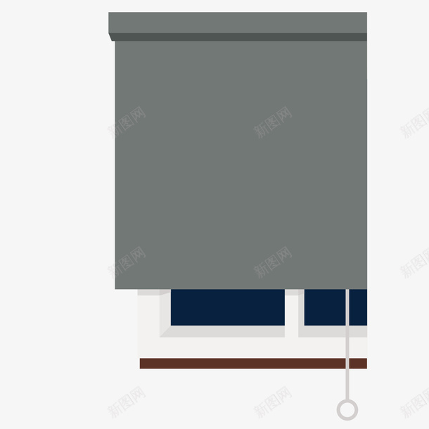手拉窗帘矢量图ai免抠素材_新图网 https://ixintu.com 卡通 手拉 窗帘 矢量图