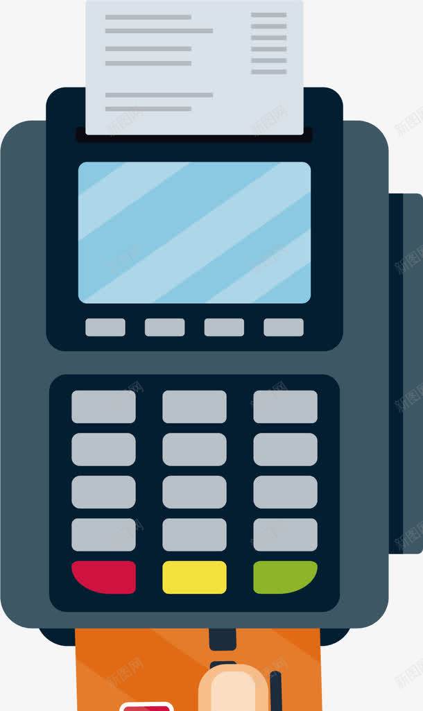 刷卡结账买单png免抠素材_新图网 https://ixintu.com 买单 刷卡 刷卡买单 刷卡支付 矢量png 结账单