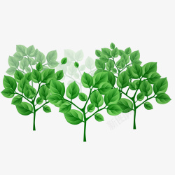 绿色环保树木植物素材