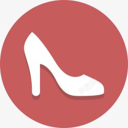 heel鞋跟高跟鞋鞋圆形图标高清图片