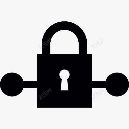 网络保护图标png_新图网 https://ixintu.com 安全 安全系统 网络 网络保护 锁