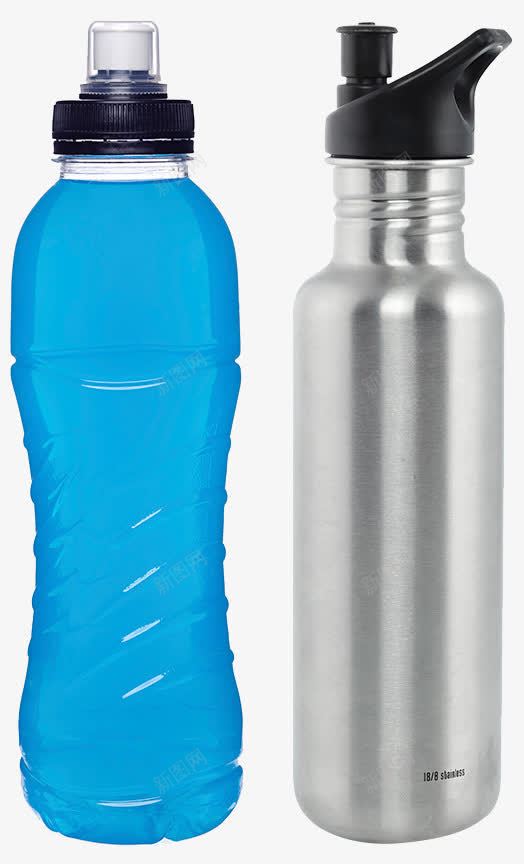 运动水瓶png免抠素材_新图网 https://ixintu.com 不锈钢 保温 容器 运动装备