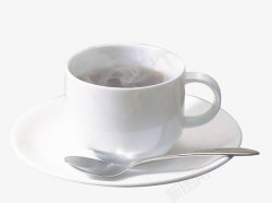 白色咖啡杯冬日动人热饮素材
