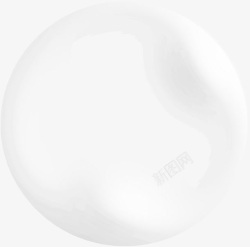 白色水泡白色透明气泡高清图片