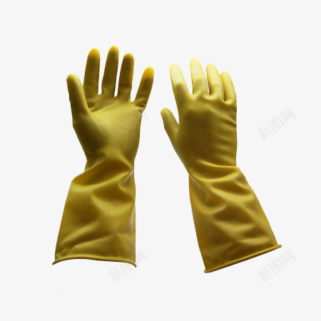 塑料手套png免抠素材_新图网 https://ixintu.com 实用的手套 防水的手套 黄色的塑料手套 黄色的手套