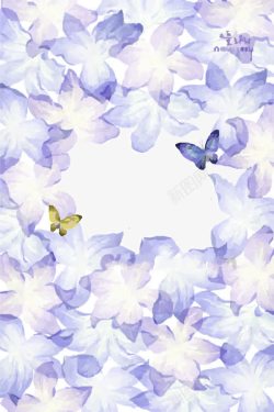 蝴蝶花背景素材