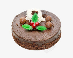 巧克力圆形蛋糕素材