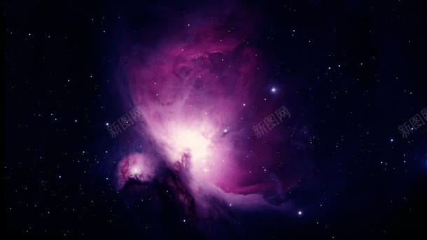 紫色浩瀚缥缈星空背景