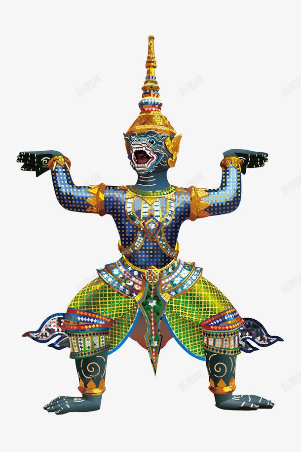 一款彩色泰国传统神像png免抠素材_新图网 https://ixintu.com 一款彩色泰国传统神像 泰国传统神像 泰国传统神像免费png下载 泰国神像矢量图