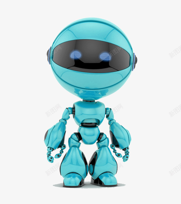 蓝色机器人png免抠素材_新图网 https://ixintu.com PNG图片 PNG图片素材 PNG素材 PNG素材免费下载 机器人 科技 蓝色