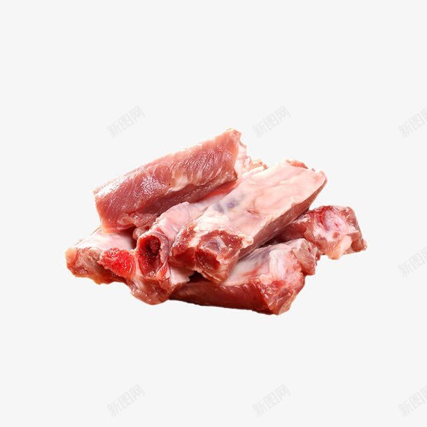 精制猪肋排png免抠素材_新图网 https://ixintu.com 猪肉 猪肋排 生鲜 食品