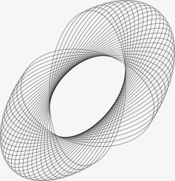 线条环形螺旋素材