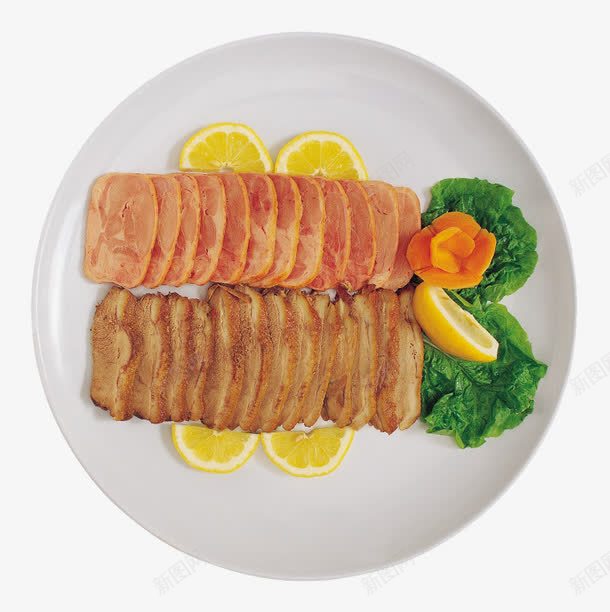 一盘美味的腊肠片png免抠素材_新图网 https://ixintu.com png 产品实物 美食 菜 食物 香肠片