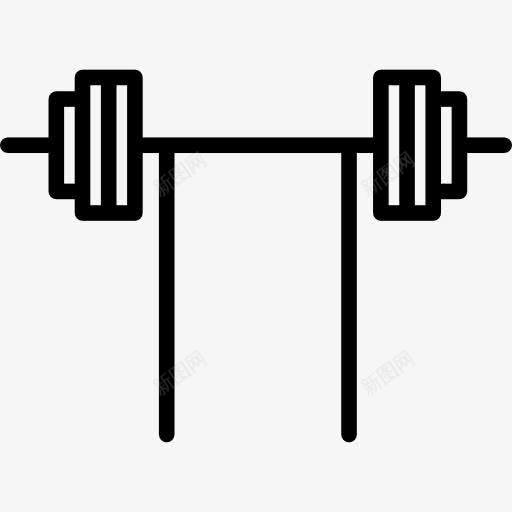 Barbell图标png_新图网 https://ixintu.com 健身房 哑铃 锻炼锻炼