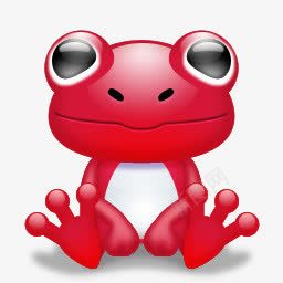 红色青蛙动物卡通png免抠素材_新图网 https://ixintu.com 动物 卡通 红色 青蛙