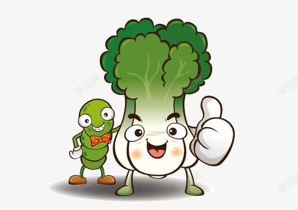 手绘白菜人物png免抠素材_新图网 https://ixintu.com 卡通白菜 手绘白菜 手绘虫子 搞笑虫子