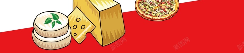 矢量手绘卡通美食披萨背景ai设计背景_新图网 https://ixintu.com 卡通 手绘 披萨 白色 矢量 童趣 红色 绿色 美食 背景 食品 矢量图