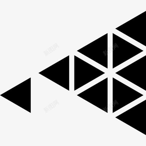 多边形的扩音器图标png_新图网 https://ixintu.com 三角形 多边形 小三角形 形状 形状工具 扩音器