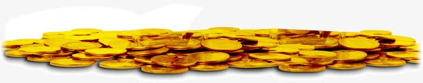 金币钱堆png免抠素材_新图网 https://ixintu.com 硬币 金币 金融元素 钱堆