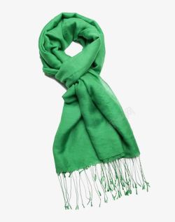 绿色围巾素材