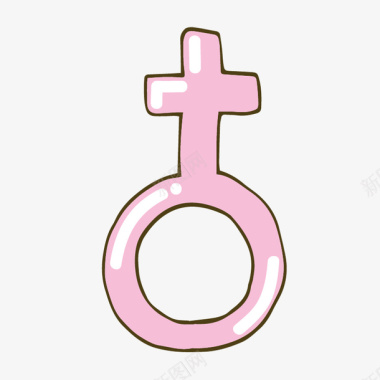 粉色钥匙图标图标