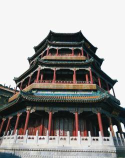 北京北海公园古建筑素材