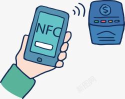 NFC手机买单素材