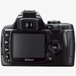 NikonD40相机png免抠素材_新图网 https://ixintu.com 相机 黑色相机