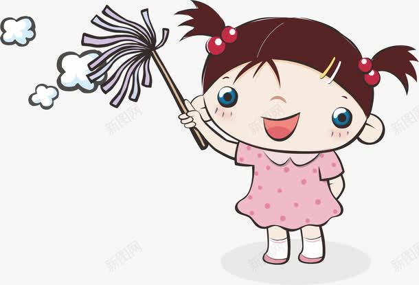 打扫卫生的孩子png免抠素材_新图网 https://ixintu.com 卡通 卫生 学生 孩子 打扫 搞卫生