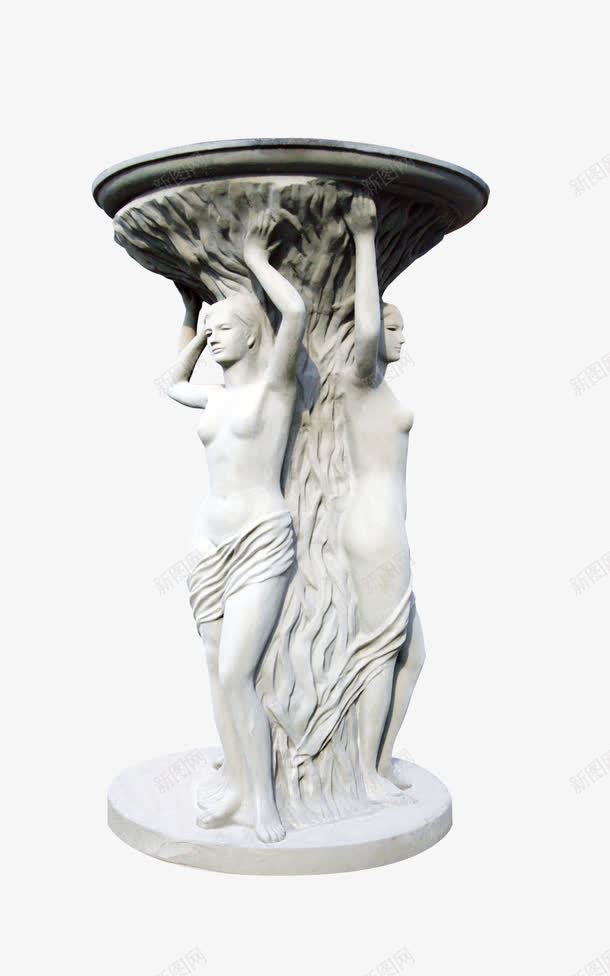 艺术雕像png免抠素材_新图网 https://ixintu.com 人像 柱子 石膏 雕像