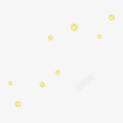 发光星星矢量图素材