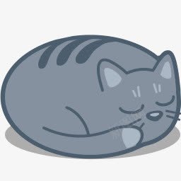 懒猫萌猫睡觉图标png_新图网 https://ixintu.com png 图标 懒猫 睡觉