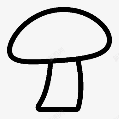 植物蘑菇状图标图标