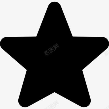 布满星星的fiveointed形状图标图标