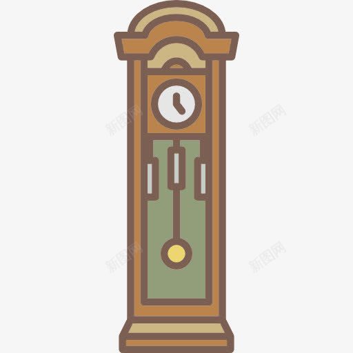 时钟图标png_新图网 https://ixintu.com 典雅 古董 家具 时钟