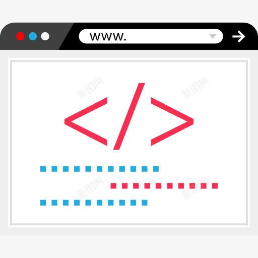 浏览器图标png_新图网 https://ixintu.com SEO和网络 互联网接口 浏览器 编码 计算