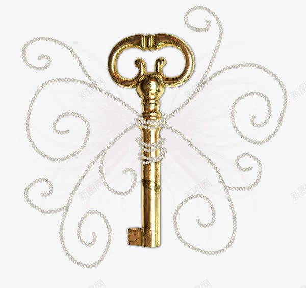 花纹钥匙png免抠素材_新图网 https://ixintu.com 花纹 花纹素材 装饰 装饰素材 金钥匙 钥匙 钥匙素材