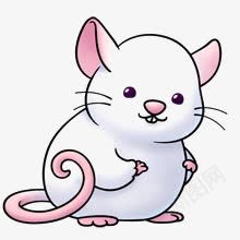卡通小白鼠png免抠素材_新图网 https://ixintu.com 动物 卡通 可爱