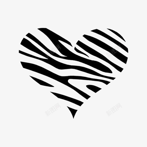黑色爱心图标png_新图网 https://ixintu.com 创意爱心 心形 手绘爱心 黑色线条爱心