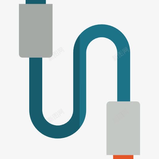 电缆图标png_新图网 https://ixintu.com USB 技术 港口 电子 电缆 连接